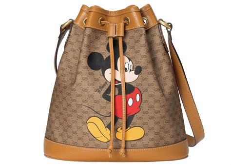 gucci mickey mouse bucket bag price|mickey mouse wearing gucci.